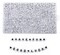 1450pcs White Alphabet Beads, Star Beads, and Heart Beads 7x4mm